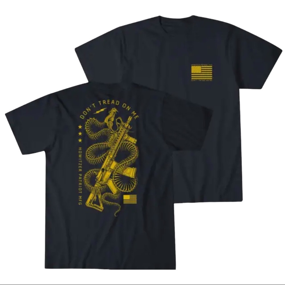 Howitzer Style Men's T-Shirt COILED SNAKE Military Grunt MFG S-4XL
